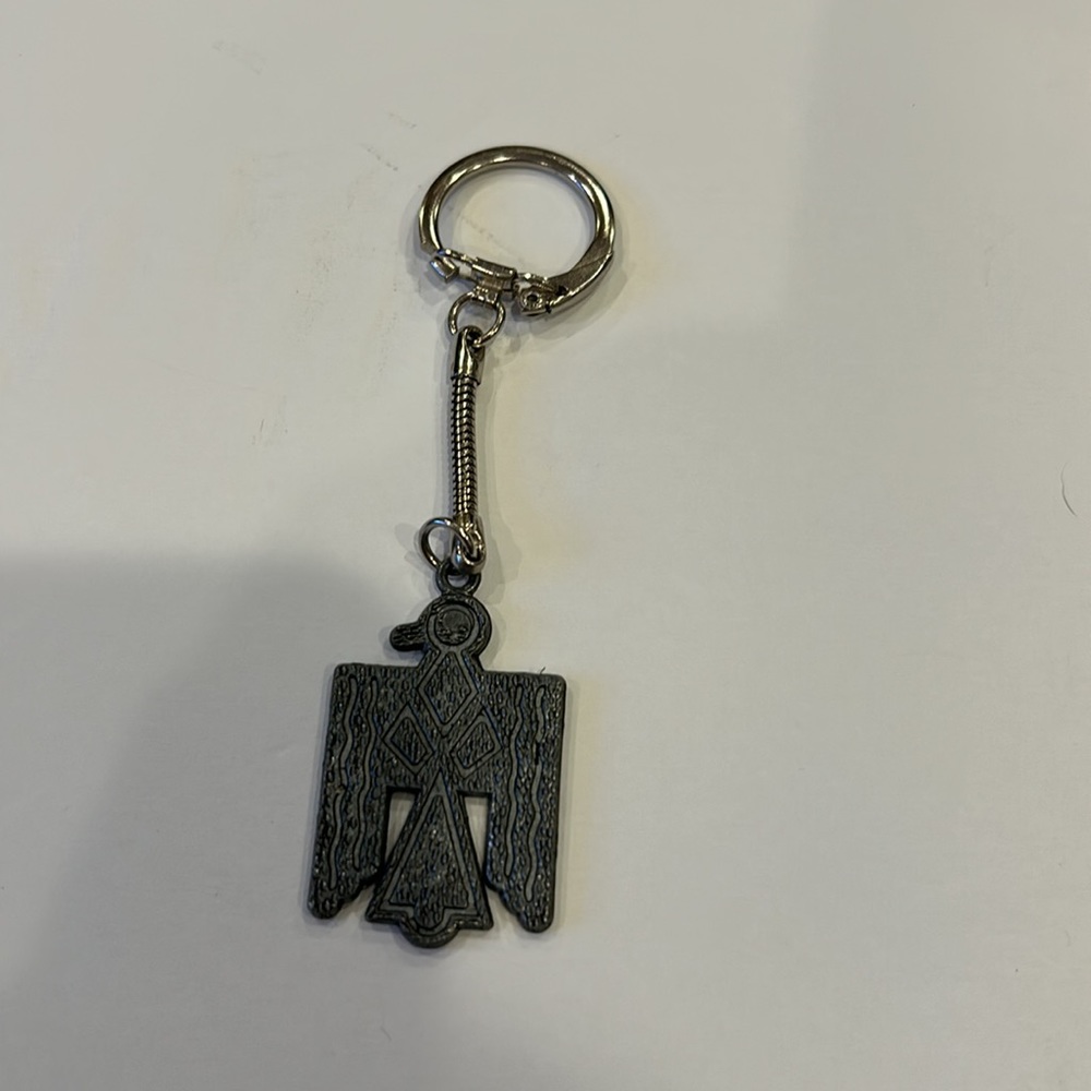 Vintage Keychain Native Thunderbird Key Ring - image 6